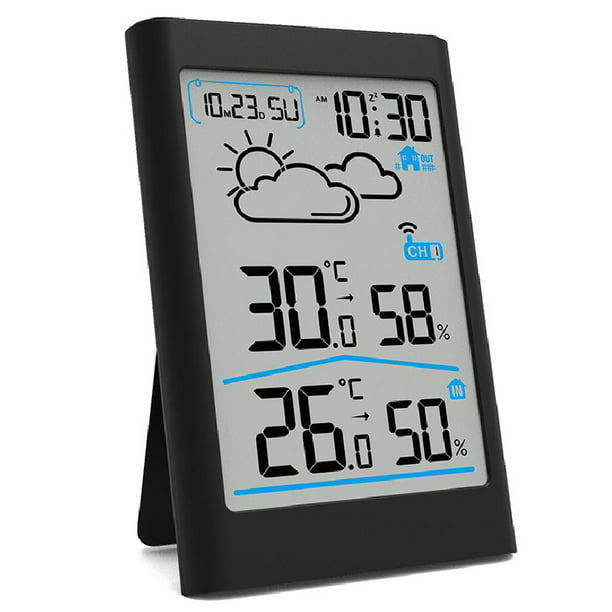 Smart WiFi Weather Station Digital Thermometer Hygrometer with Outdoor Sensor 